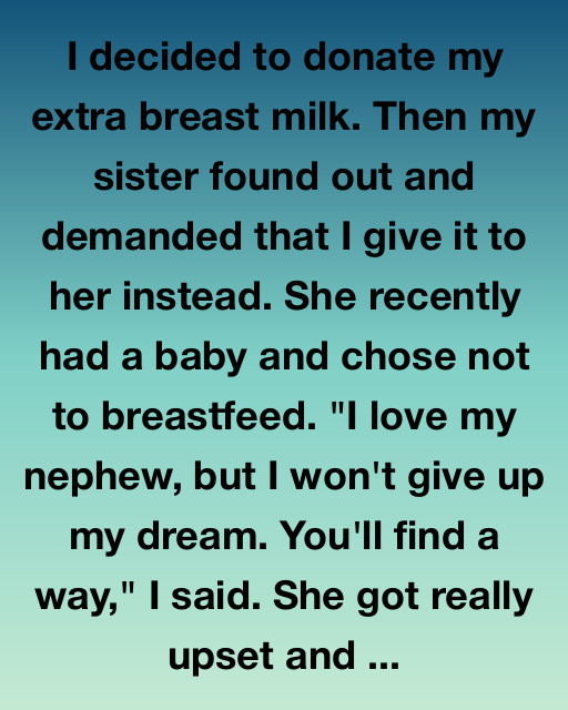 The Milk I Promised The World