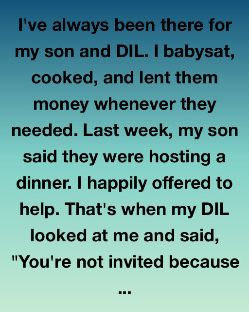 You’re Not Invited Because You’re Just The Help