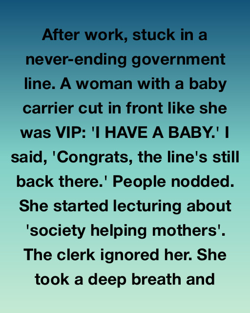 My Unforgettable Day in Line