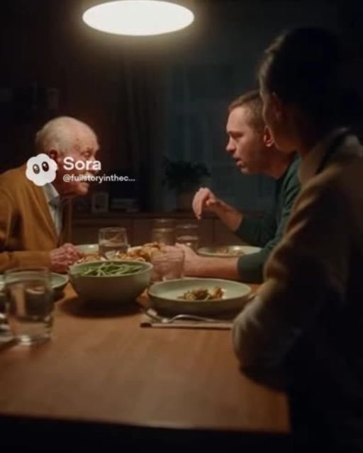 Uncle Refuses to Let Grandpa Speak—the Doctor at the Table Interrupts