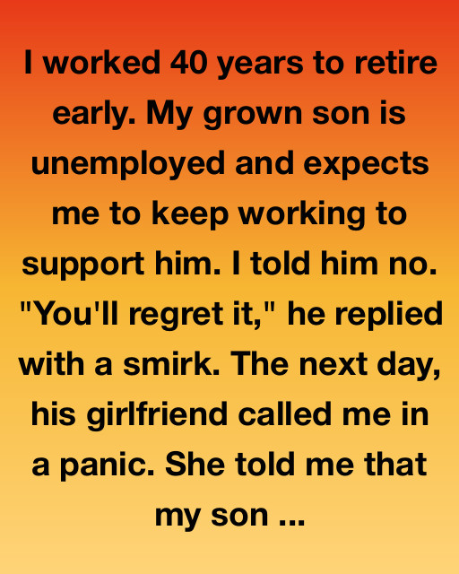 I Told My Son No. Then His Girlfriend Called Me Crying