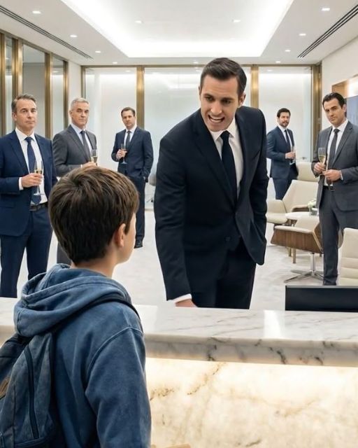 They Laughed At The Poor Kid In The Lobby – Until The Banker Saw His Name And Started Shaking