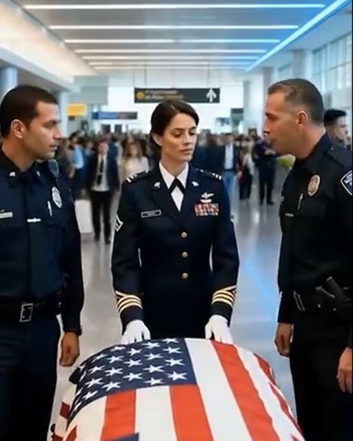 Security Tried To Arrest A Soldier With A Coffinโuntil An Old Veteran Revealed The Symbol On Her Wrist