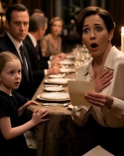 I Was Hosting The Perfect Dinner For My Husband’s Partnersโuntil My Daughter Slipped Me A Note That Changed Everything.