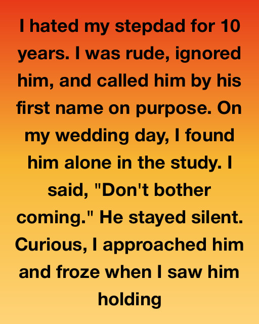 I Hated My Stepdad My Whole Life โ Until My Wedding Day Revealed His Secret