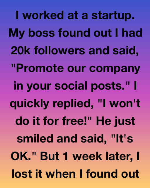 I Told My Boss No Free Promo — Until I Saw My Face On A Scam