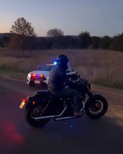 Biker Pulls Over For Flashing Lights—the Car Was Empty But The Phone Wasn’t