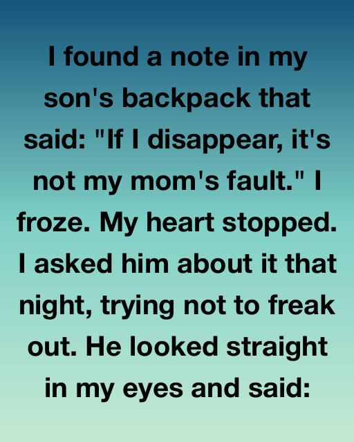 If I Disappear, It’s Not My Mom’s Fault