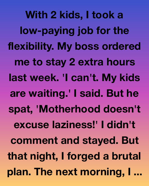 Motherhood Doesn’t Excuse Laziness? Watch Me.