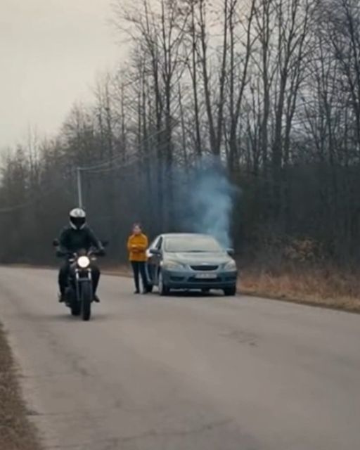 He Stopped To Help A Stranded Driver. Then He Saw The Bumper Sticker.