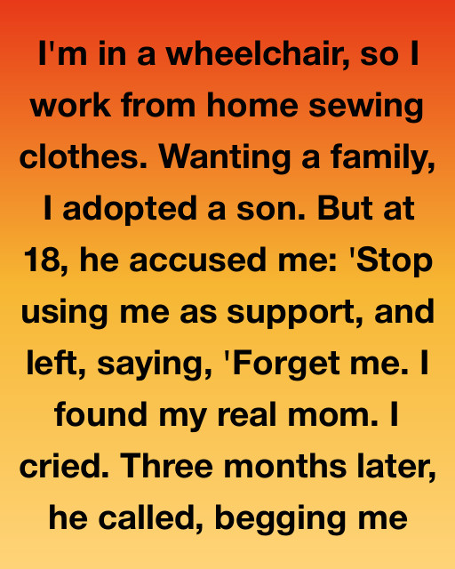 My Son Left Me To Find His “real” Mother. Three Months Later, He Whispered One Word That Stopped My Heart.