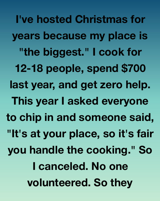The Year I Finally Stood My Ground And Refused To Be My Familyโs Unpaid Caterer, Only To Have Them Show Up At My Door