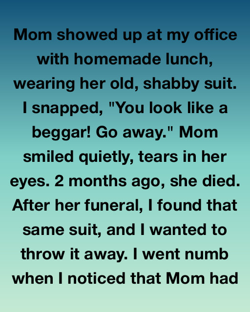 I Wish I Had Looked Closer At My Mom’s Shabby Suit Before It Was Too Late To Say I’m Sorry