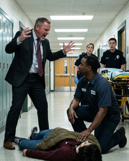 Principal Screams At Janitor To “get Away” From Dying Student — Then The Janitor Does Something That Leaves The Paramedics Speechless