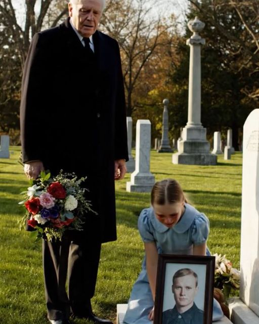 I Found My Dead Son’s Daughter At His Grave. Then I Saw The Patch On Her Dress.