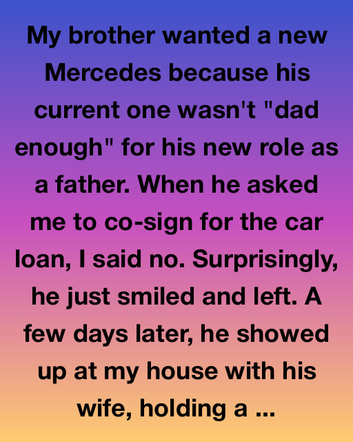 The Mercedes, The Minivan, And The Lesson That Drove Us Home