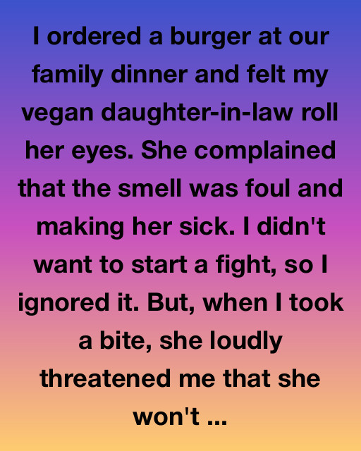 The Burger That Broke The Silence