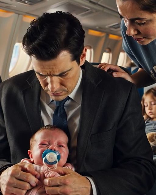The Night My Baby Screamed At 37,000 Feet And A Stranger Crossed The Aisle Toward Us