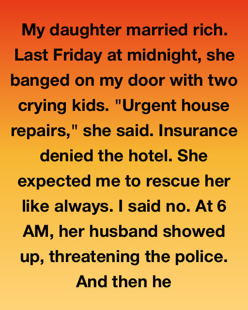 I Thought My Daughter Married For Security, But The Truth Behind Her Midnight Visit Taught Me That Some Walls Are Built To Hide More Than Just Damage