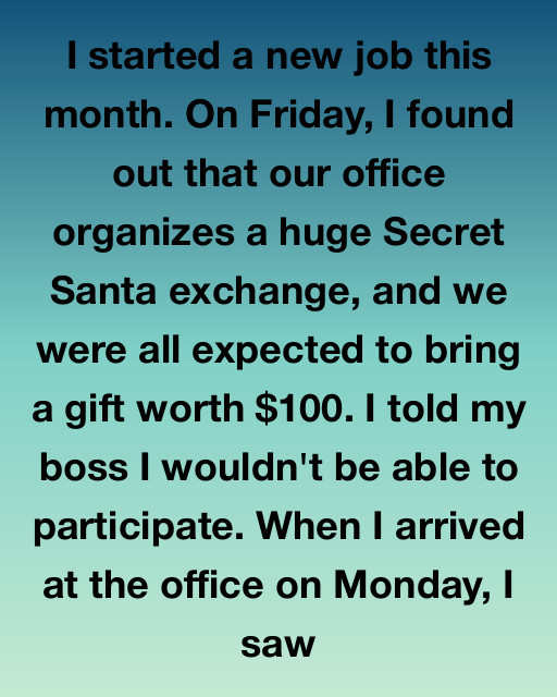 My Professional Reputation Was Ruined Because I Couldn’t Afford A Secret Santa Gift
