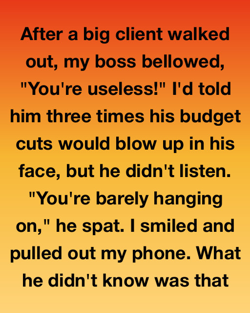 I Smiled And Pulled Out My Phone Because I Knew Exactly What Was Coming Next