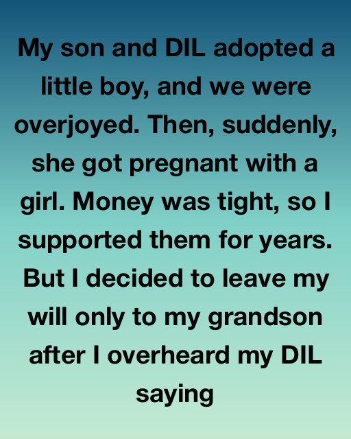 I Left My Inheritance To My Adopted Grandson After Hearing My Daughter-In-Law’s Secret Conversation