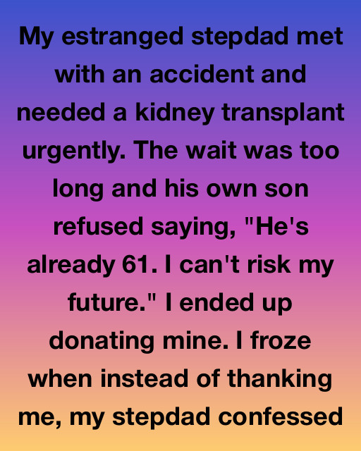 I Saved My Estranged Stepdad’s Life. He Thanked Me By Revealing My Mother’s Deepest Secret.