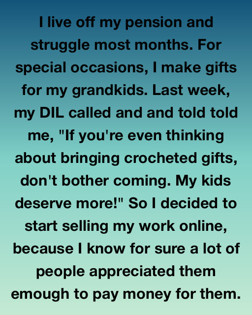 My Daughter-in-law Banned My ‘cheap’ Gifts. Then Her Boss Walked In Wearing One.