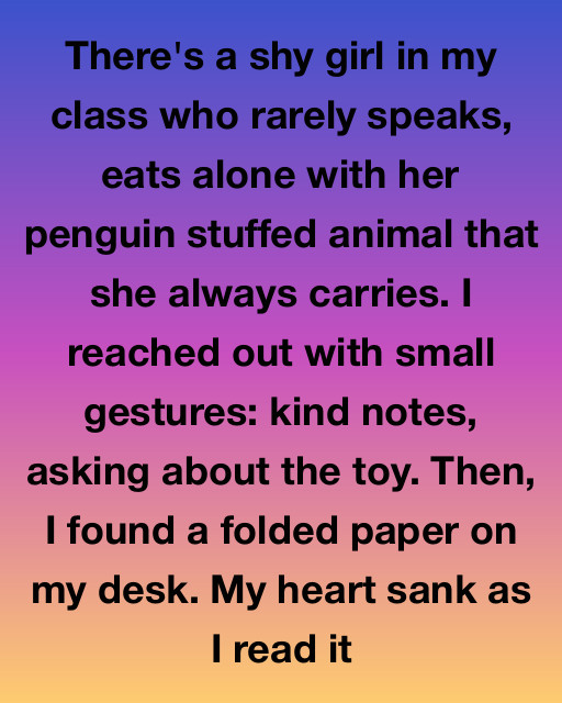 How I Found Out The Shy Girl With The Penguin Stuffed Animal Was Carrying A Secret Much Bigger Than Anyone Knew