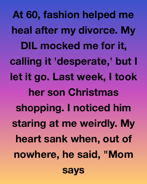 I Found My Confidence At Sixty, And A Small Comment From My Grandson Proved That True Style Is About More Than Just Clothes