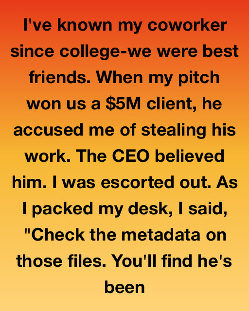 Iโve Known My Best Friend Since College, But After He Stole My Biggest Career Win And Got Me Fired, A Secret Hidden In The Files Changed Everything