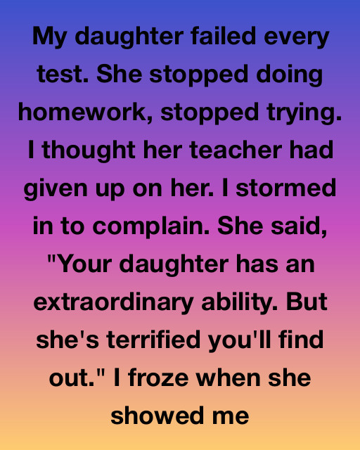 I Thought My Daughter Was Failing Out Of Laziness, But Her Teacher Revealed A Secret That Changed Everything I Knew About My Own Expectations