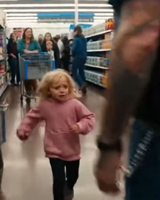 Mute 6-year-old Runs To The Scariest Biker In Walmart — What She Signs To Him Makes His Blood Run Cold