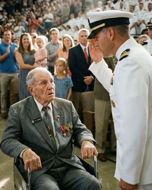 They Ignored The Quiet Old Man At The Graduation — Until A Seal Commander Stopped His Speech And Saluted Him