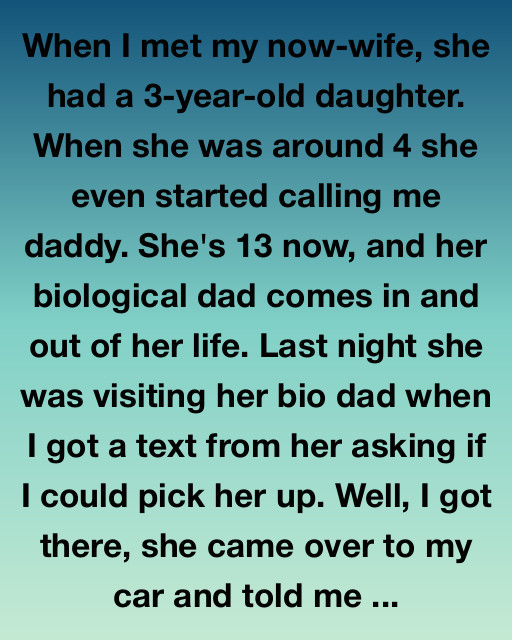 When She Called Me Dad Again