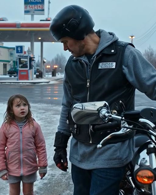 She Signed “help” To A Biker In A Mountain Blizzard… And The Whole Parking Lot Changed
