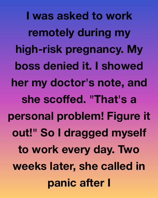 I Thought My Career Was Over When My Boss Ignored My Health, But Her Refusal To Let Me Work From Home Ended Up Saving Both Of Us
