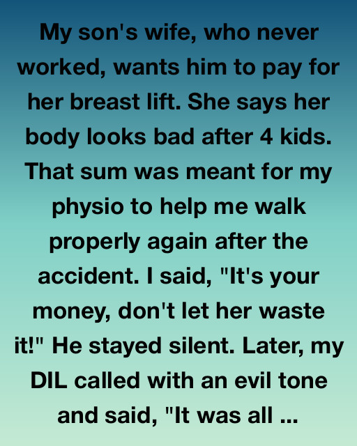 She Wanted a Breast Lift, I Just Wanted to Walk Again