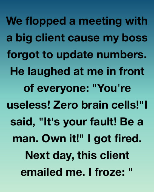 I Spoke Up For Myself At The Worst Possible Moment And Lost My Job Only To Realize That My Boss’s Biggest Mistake Was My Greatest Opportunity