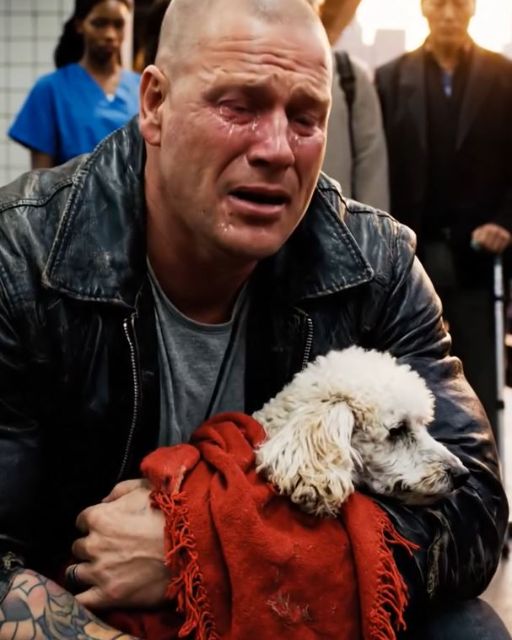 A Man Wept For His Dying Dog On The Subway. Then The Vet Noticed The Color Of Its Gums.