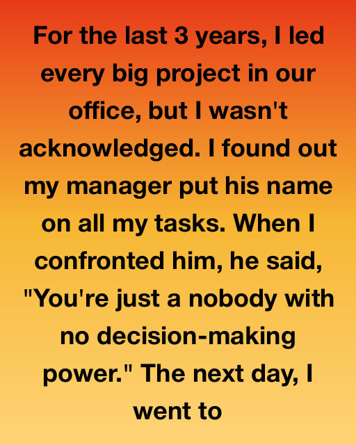 I Thought My Hard Work Was Building My Career, But I Discovered My Manager Was Stealing My Success To Cover Up His Own Failure