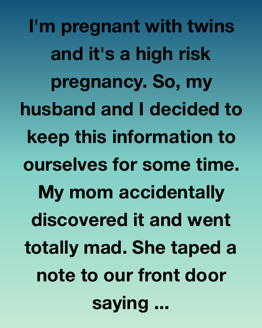 The Note On The Door: A Family Story About Boundaries, Love, And Letting Go