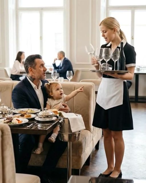 The Boss’s Mute Daughter Pointed At The Waitress. Then She Said The Word That Ruined Him.