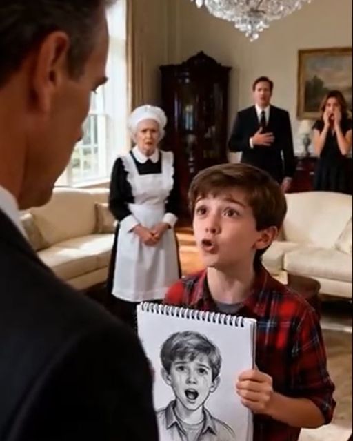 They Fired Our Housekeeper For Stealing. Then My Son Drew A Picture Of Where Daddy Hid The Necklace.