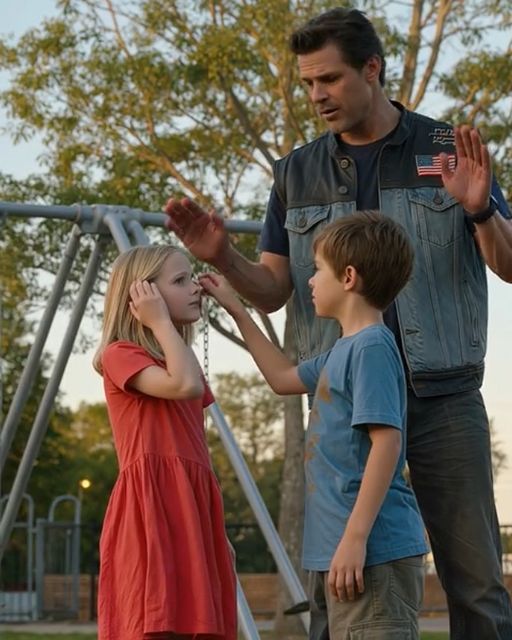 The Day A Biker Took His Deaf Daughter To The Park – And A Barefoot Boy Changed Everything