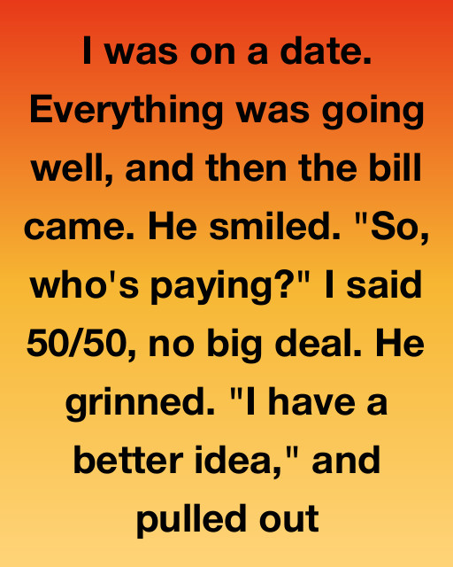 I Was On A Date That Felt Perfect Until The Bill Arrived And A Single Piece Of Paper Revealed Who He Really Was
