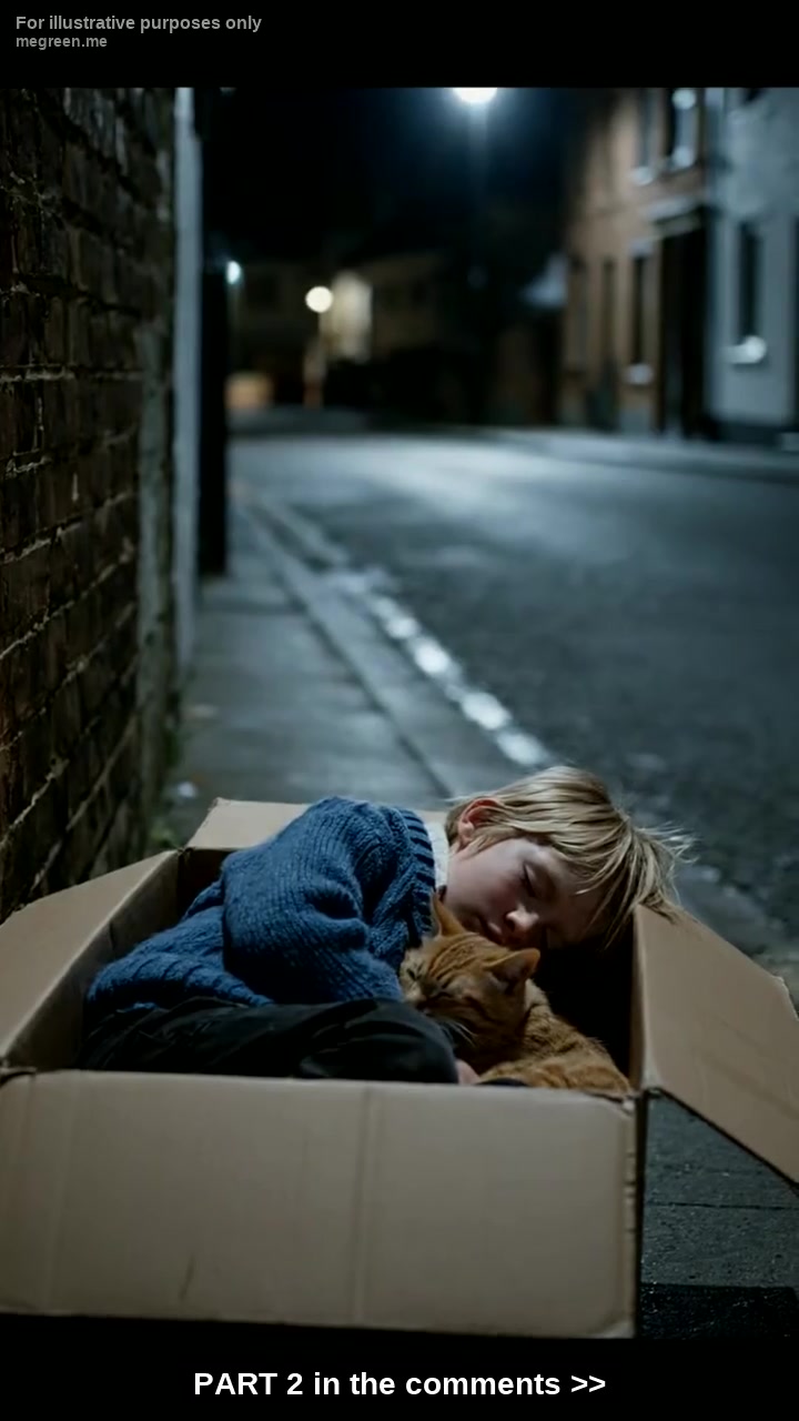 I Found A Boy Huddled In A Cardboard Box, But What He Was Holding Broke Me