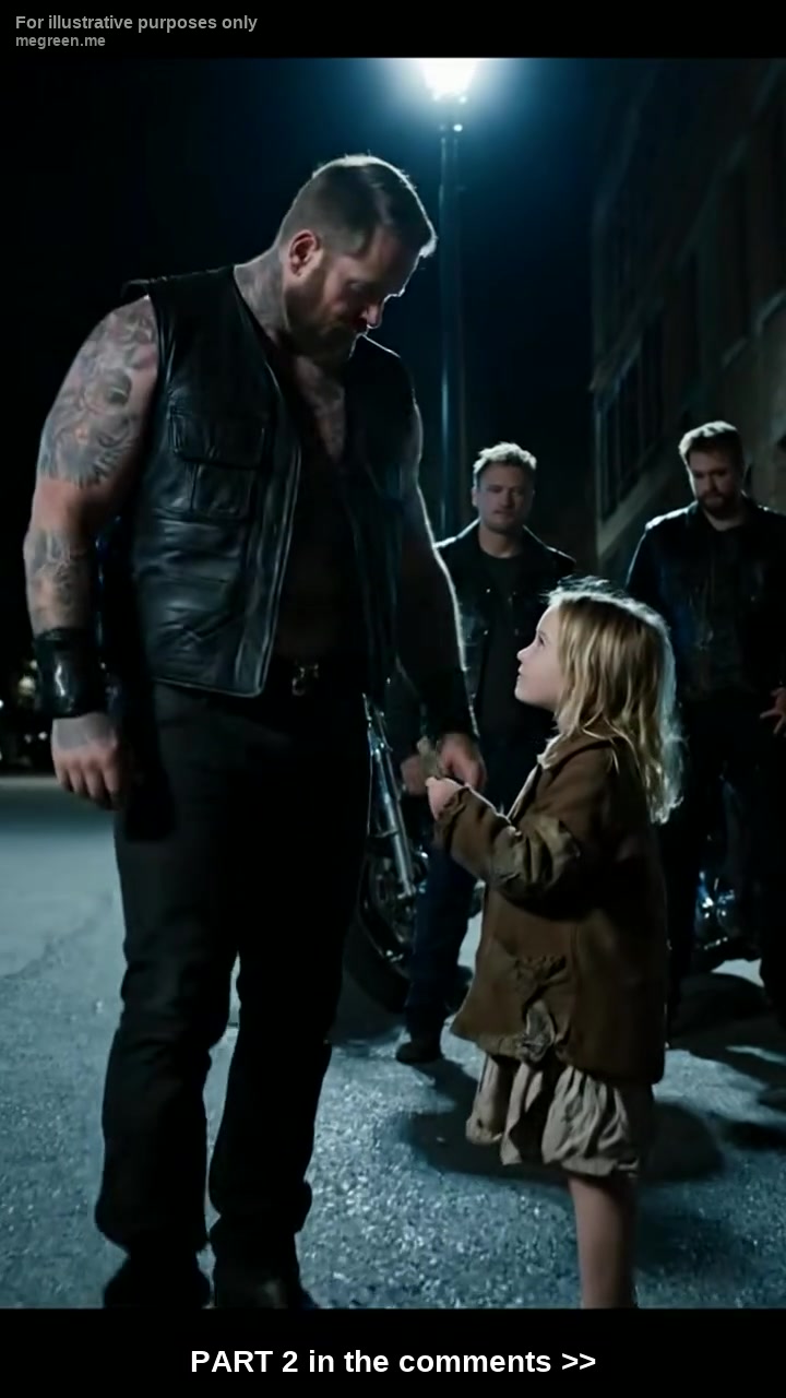 Little Girl Paid A HellโS Angel 5$ To Help Her โ What She Asked Left The Biker Shocked