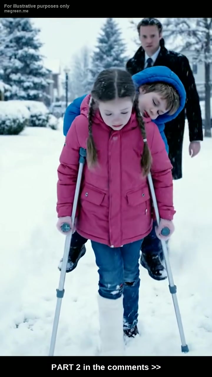 Little Girl With Broken Leg Drags Starving Brother From Stepmother