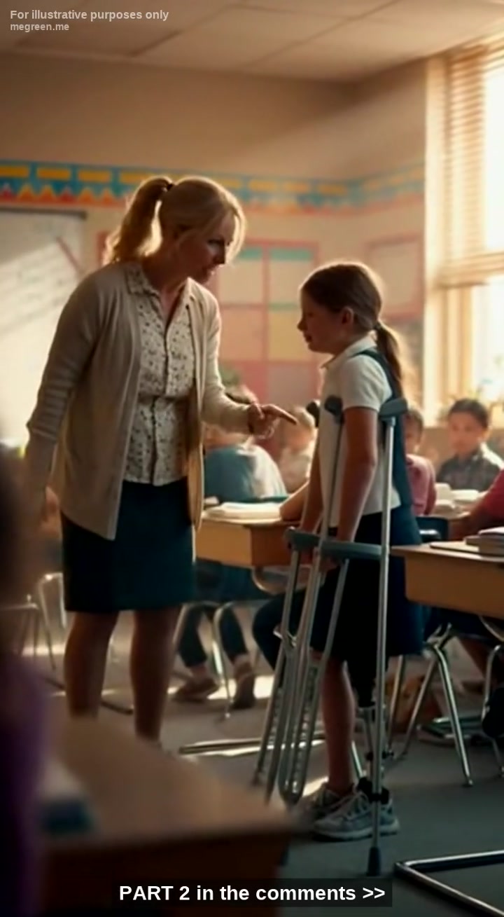 A Soldier And His Dog Came To Pick Up His Disabled Daughter From School – What He Saw Inside The Classroom Was Horrifying